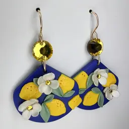 Madeline Earrings (lemons)