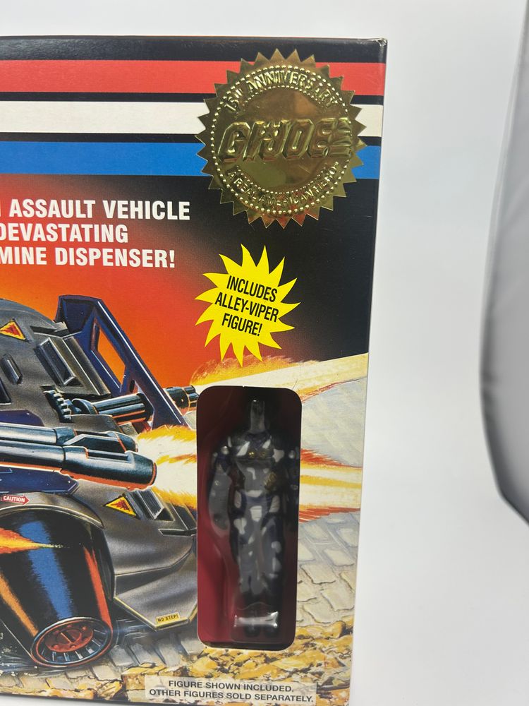 VINTAGE NIB TOYS R US 15th ANNIVERSARY 1997 EXCLUSIVE GI JOE COBRA RAGE
