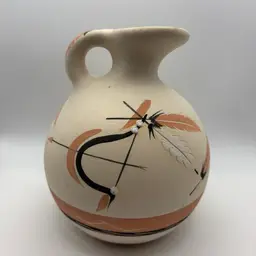 Native American Pottery “Little Red 49” Jug