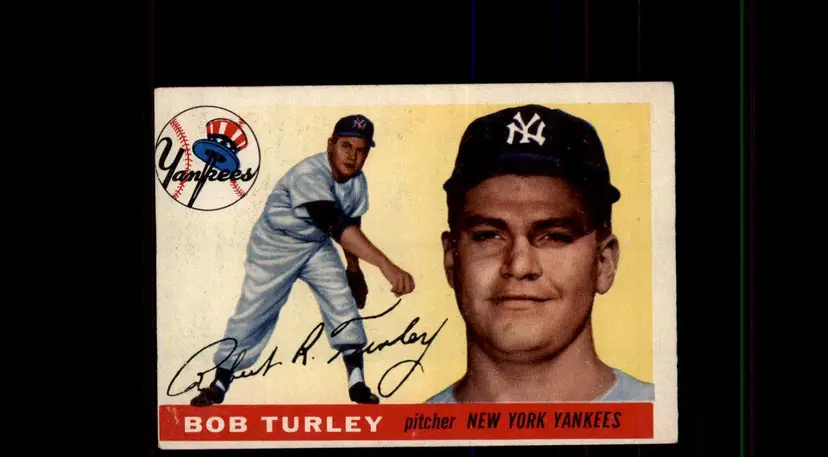 1955 Topps #38 Bob Turley - (pk-tl1) - New York Yankees