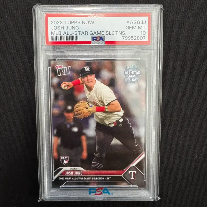 2023 Topps Now Josh Jung All Star Game Selections Rookie Card PSA 10 Texas Rangers