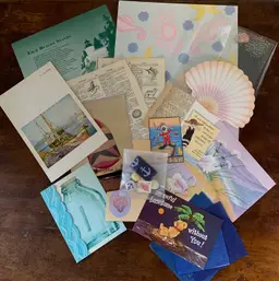 Seashell/Ocean Themed Junk Journal Paper Craft Packet 2, 25+ Items