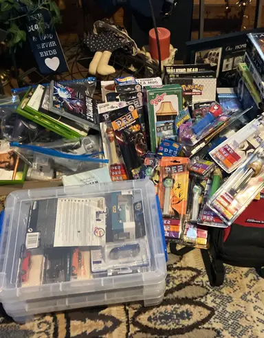 Dusty’s Wacky Wednesday Small Pop Up Show!! Video Games Toys Plush Pez Cards Dolls Etc!! 