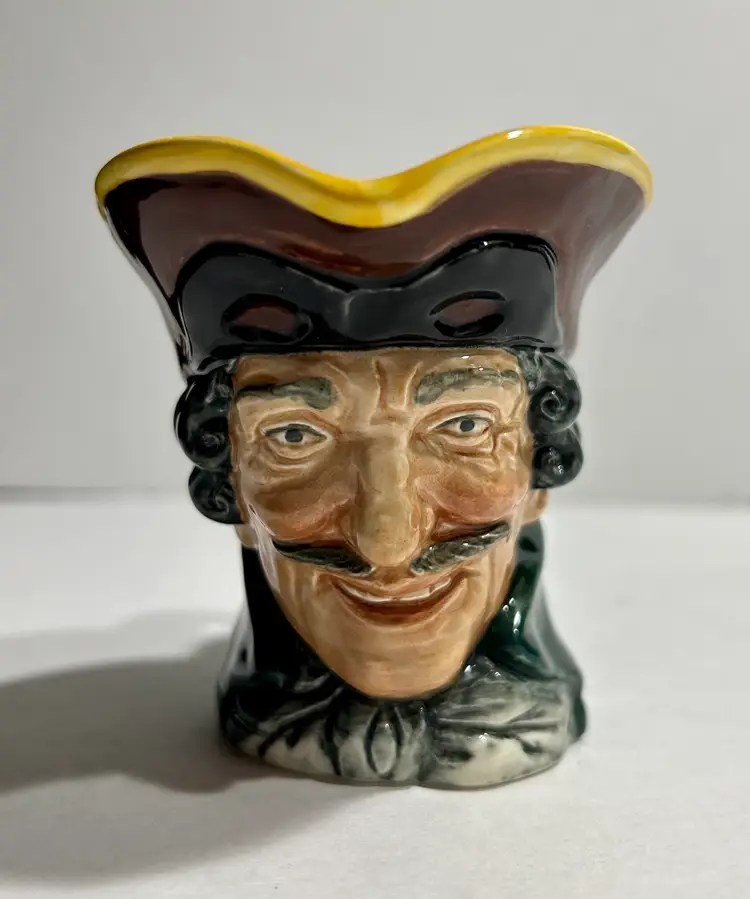 VTG Royal Doulton Dick Turpin Toby Character Mug Jug England Small 3.25”