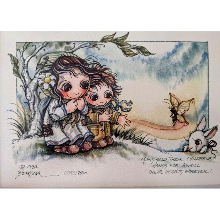 Jody Bergsma Signed and Framed Lithograph. Numbered 6343/7500,