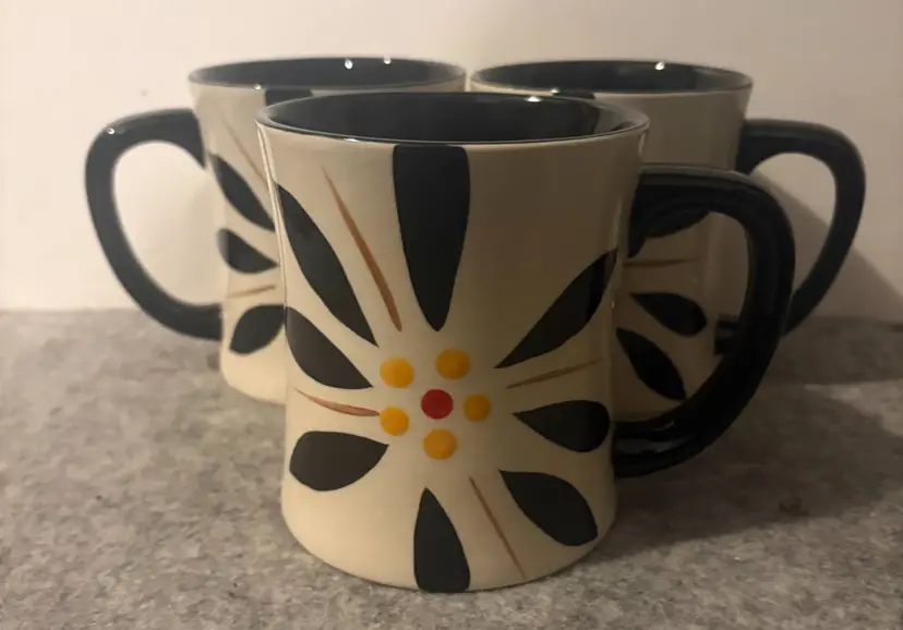 3 Temptations Black Old World by Tara Coffee Mugs  # 3214