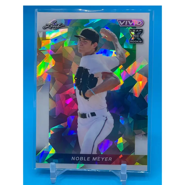 2023 Leaf Vivid Noble Meyer XRC #/6 Miami Marlins