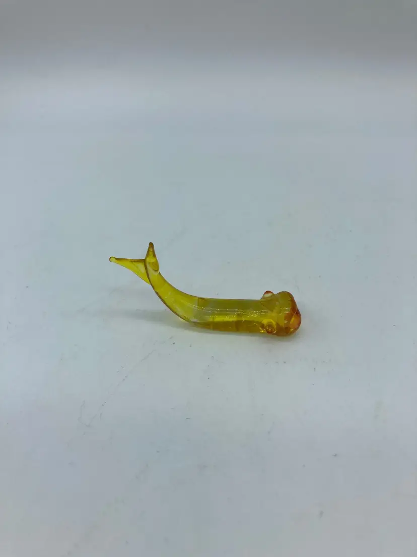 Yellow Weird Glass Fish