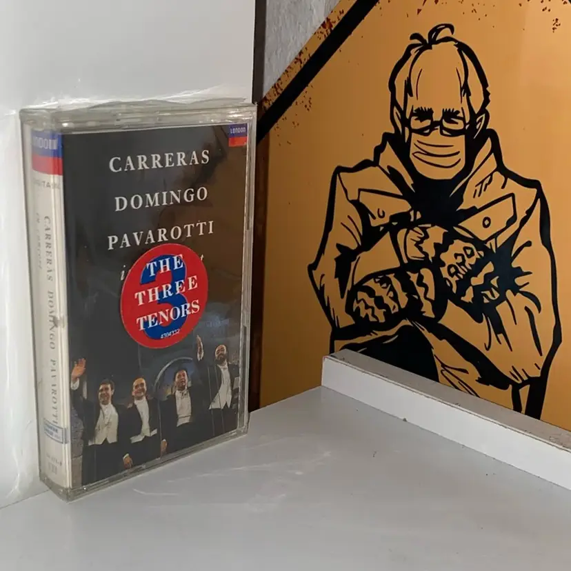 CARRERAS DOMINGO PAVAROTTI In Concert Cassette Tape, New , Read Description