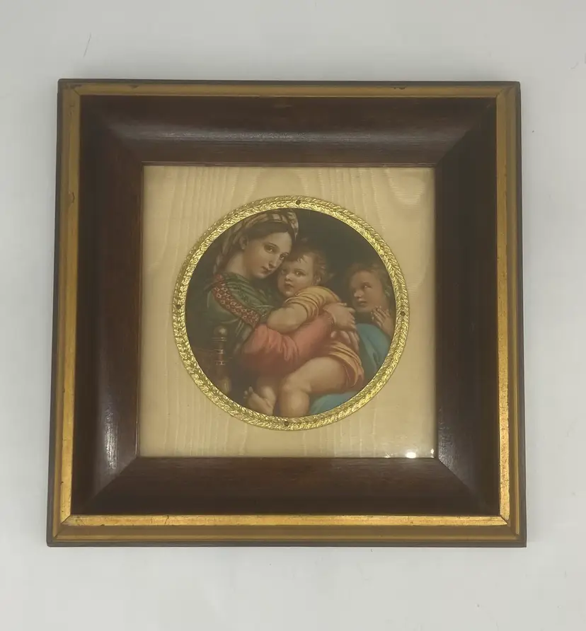 20th Century Reproduction of Raphael’s Madonna della Seggiola
