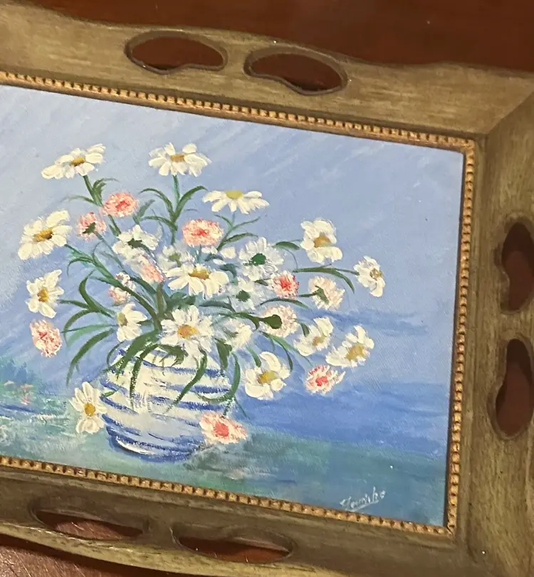 Original Signed Painting with Vintage frame