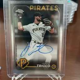 2024 Topps Chrome Baseball Rookie Auto Jared Triolo RC #RA-JTR RC