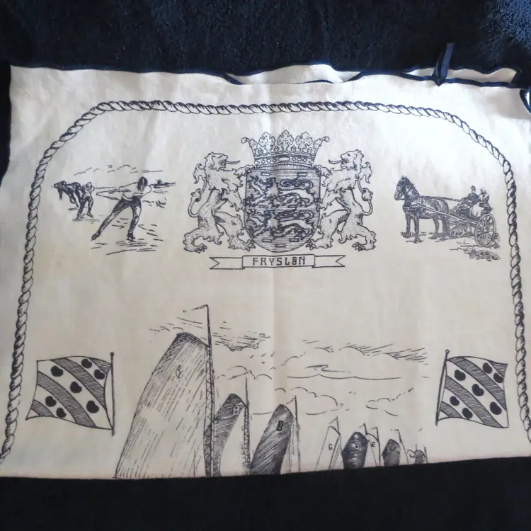 Decorative Nautical Friesland Towel Netherlands Sailboats Culture
