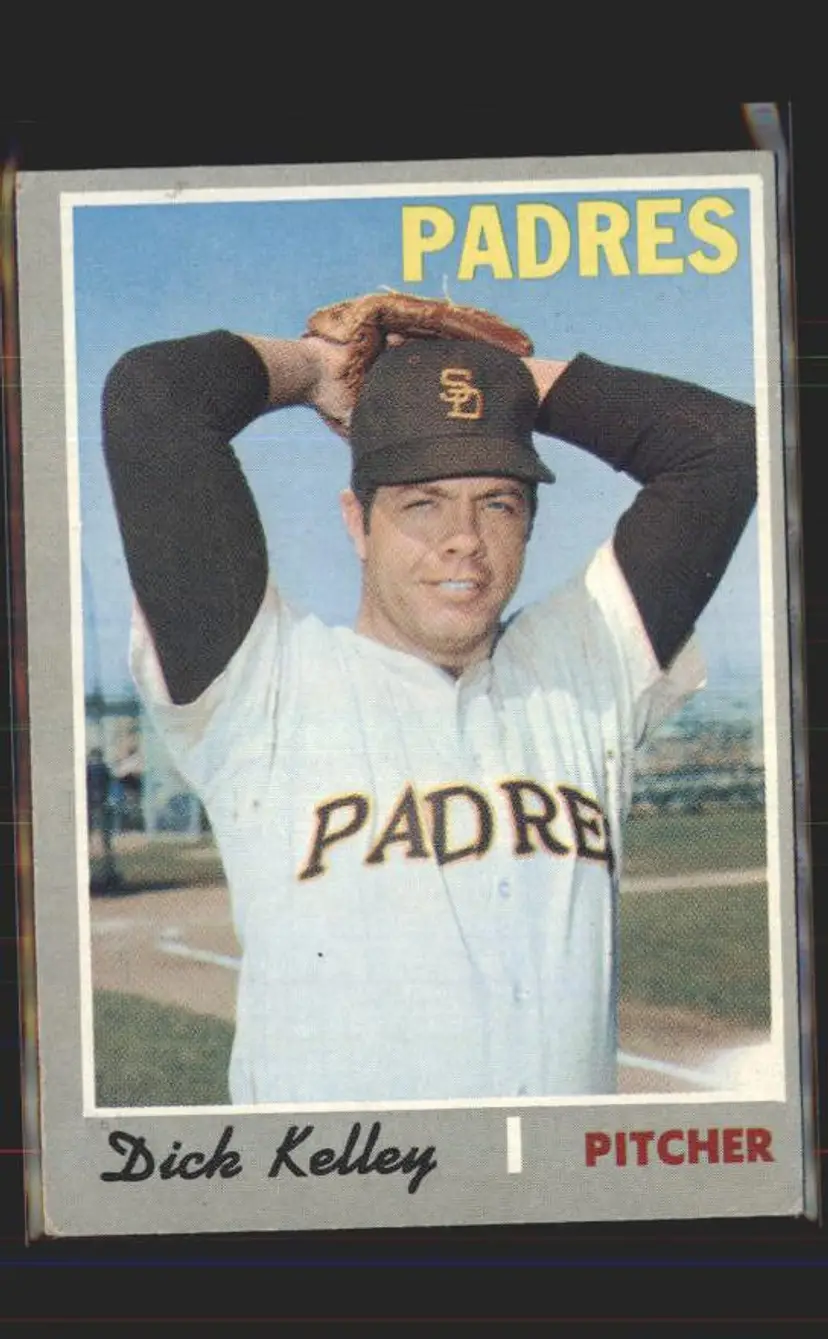 Dick Kelley 1970 Topps #474 - (pk6) - San Diego Padres