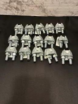 NEW CAMPBELL CHAIN LOT OF (15) 3/8" GALVANIZED WIRE ROPE CABLE CLAMPS 0427526