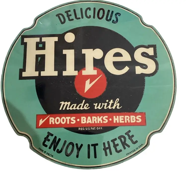 Hires Root Beer Cardboard