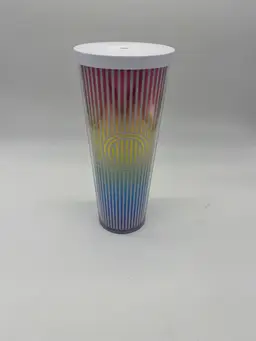 Starbucks “LOVE” Rainbow Tumbler 24 oz-No Straw