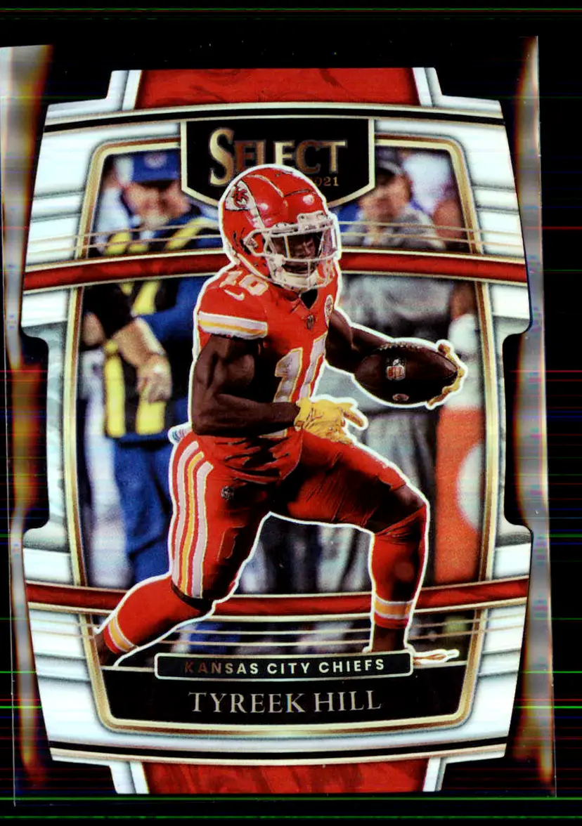 Tyreek Hill 2021 Panini Select Silver #18 - Kansas City Chiefs - (147-57)