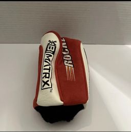 #02 Vintage True Temper Rocket BiMatrx Driver Headcover Red White Very Good