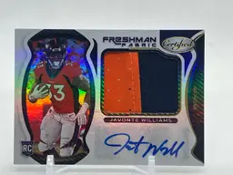 2021 Certified Javonte Williams /299 RPA