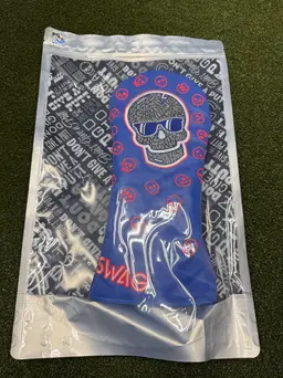 SWAG Golf Blue and Pink with Elephant Print Driver Cover