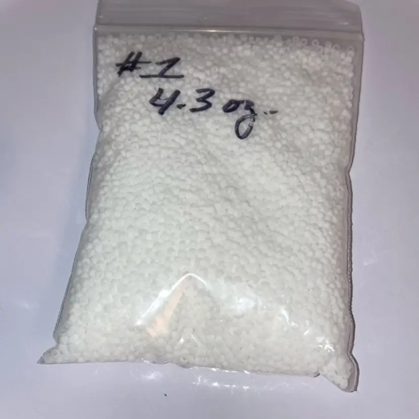 White Seed Beads 4.3 Oz