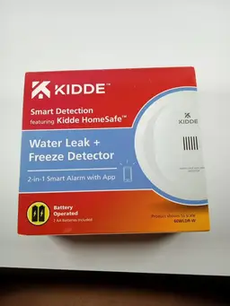 Kidde Battery Operated Smart Water Leak Detector & Freeze Alarm with Wi-Fi