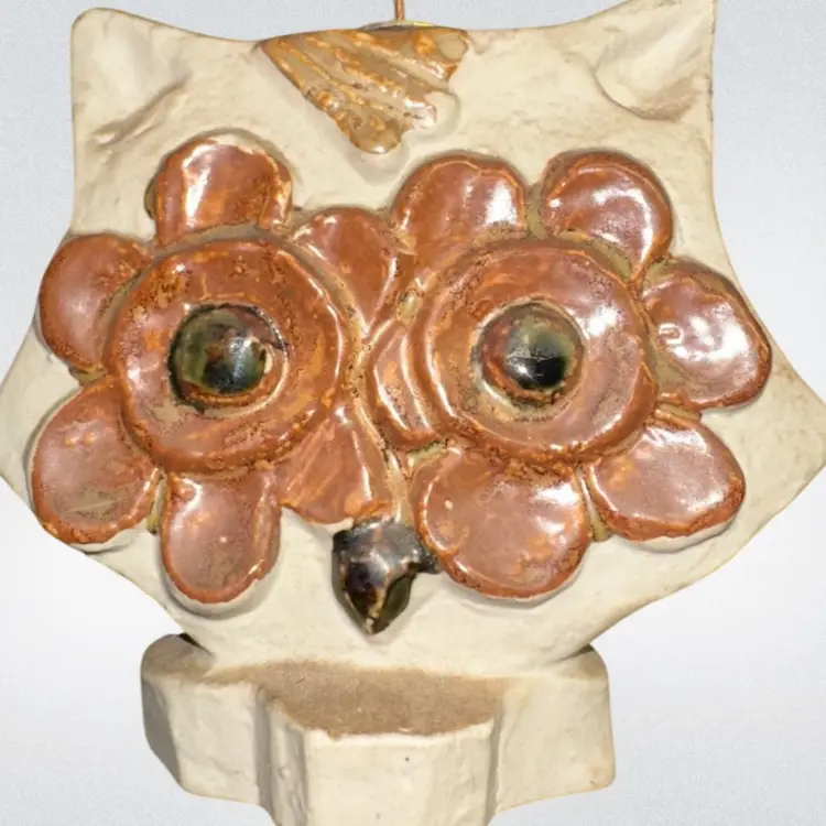 Owl Wind chime / Bell Made By Paul Marshall Ceramic
