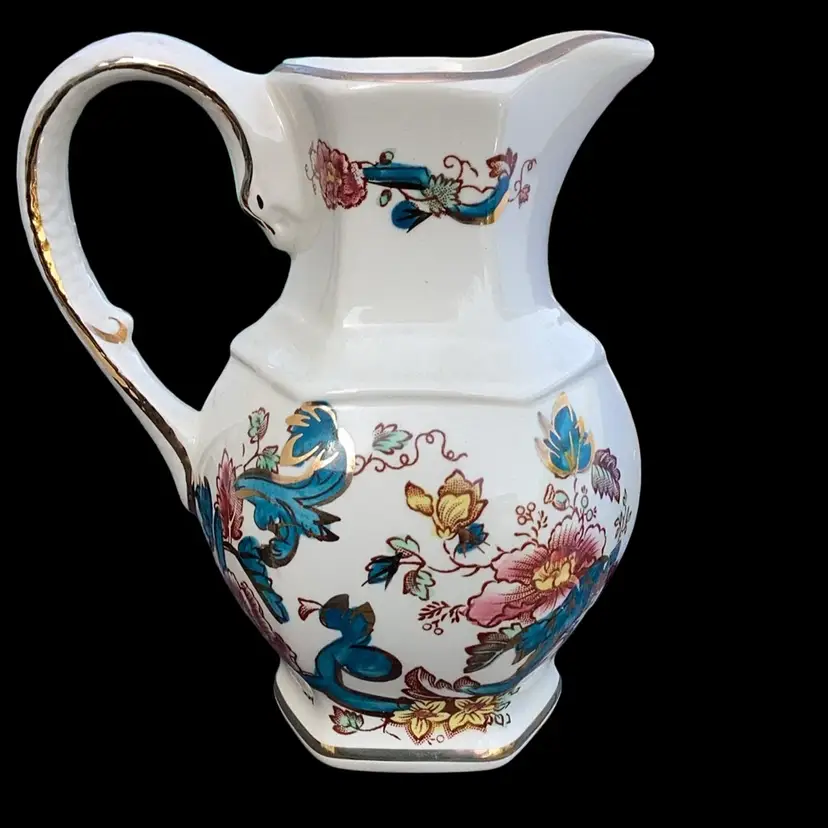 Mason’s England Java Small Cream Jug With Gold Trim