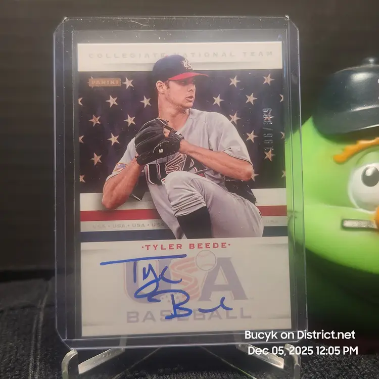 2013 Team USA Auto - Tyler Beede Cleveland Guardians 196/399