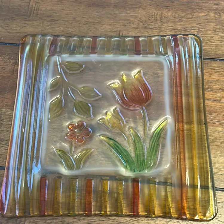 Fused Glass Plate