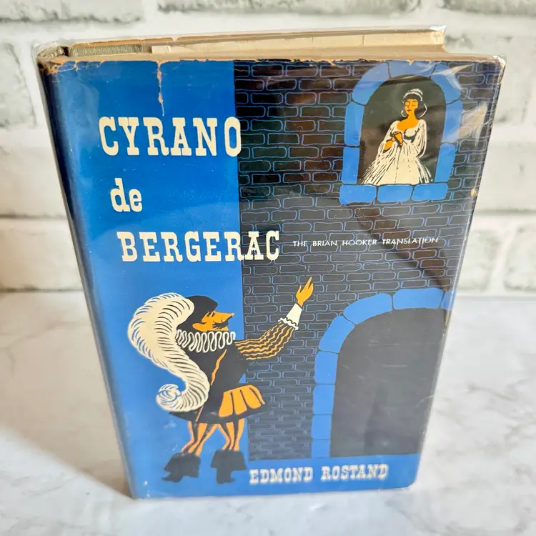 Vintage 1947 Printing “Cyrano De Bergerac” Henry Holt And Company Hard Cover with Dust Jacket