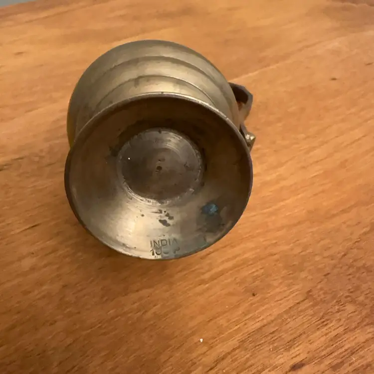 Mini Etched Brass Pitcher