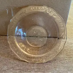 Al- Vintage Indiana Glass Mother Goose Bowl