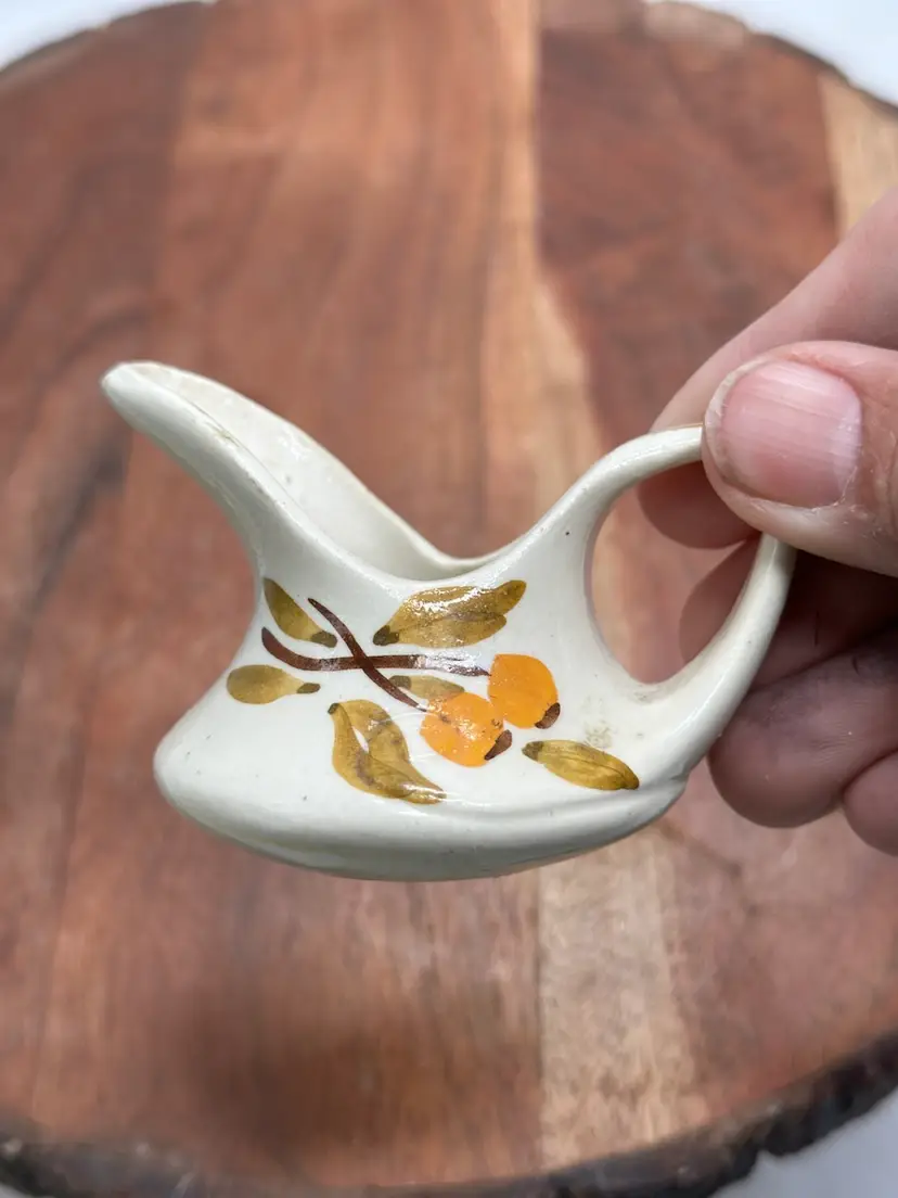 Mini Cash Family MCM Miniature Pitcher Ceramic Hand Painted Erwin Tennesee