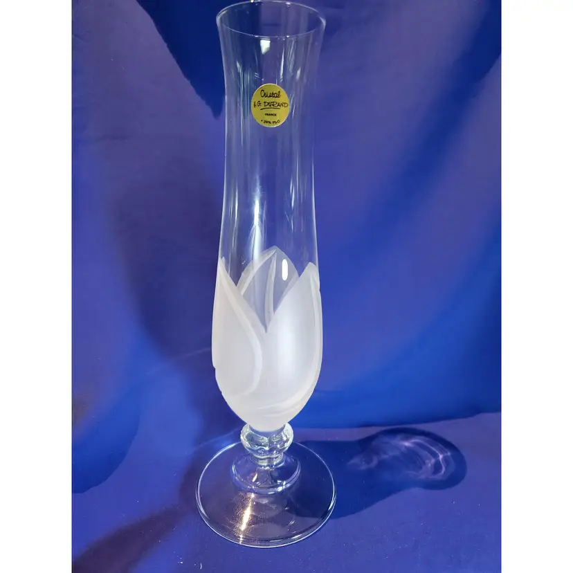 L.G. Durand Cristal (Crystal) Bud Vase - France