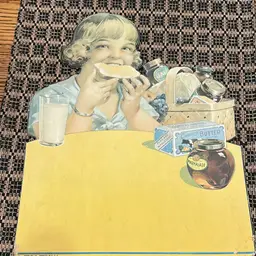 Antique Butternut Bread, Sign Used For Grocery Stores