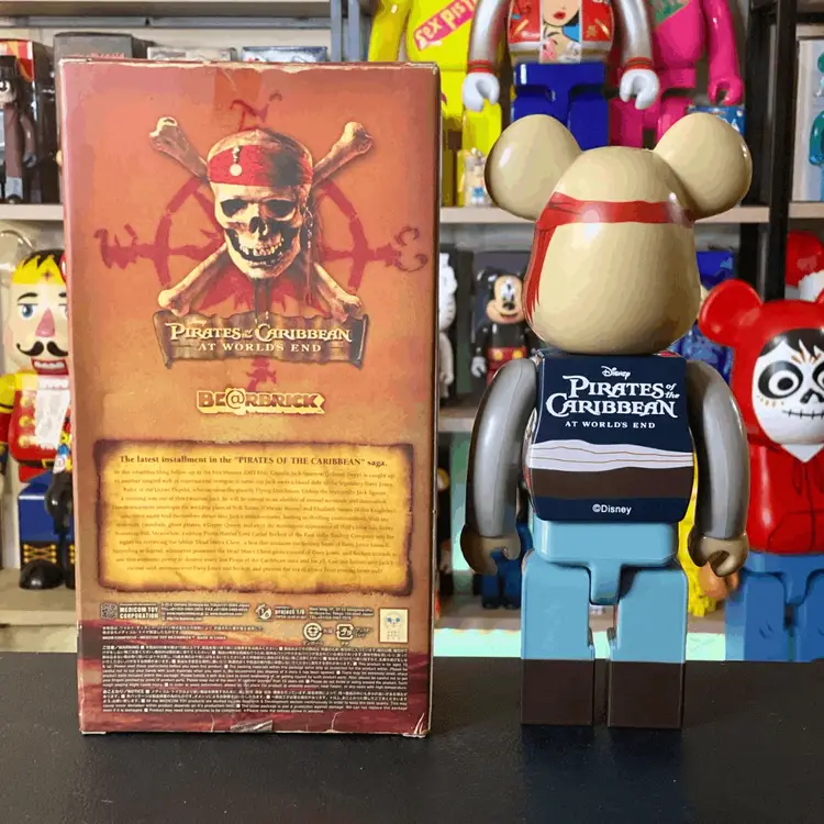 Bearbrick 400% Pirates of The Caribbean At Worlds End