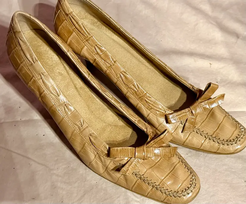 SWS Made In Spain Leather Women’s Heels Size 8