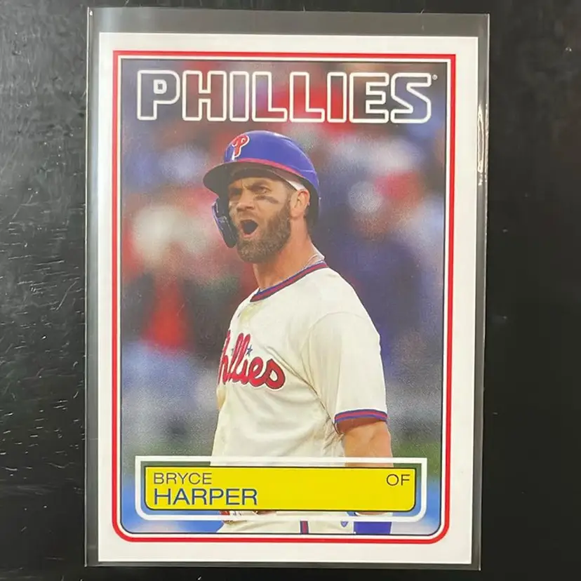 Bryce Harper 2022 Throwback Thursday 1983 Topps - Print Run 665 Philadelphia Phillies