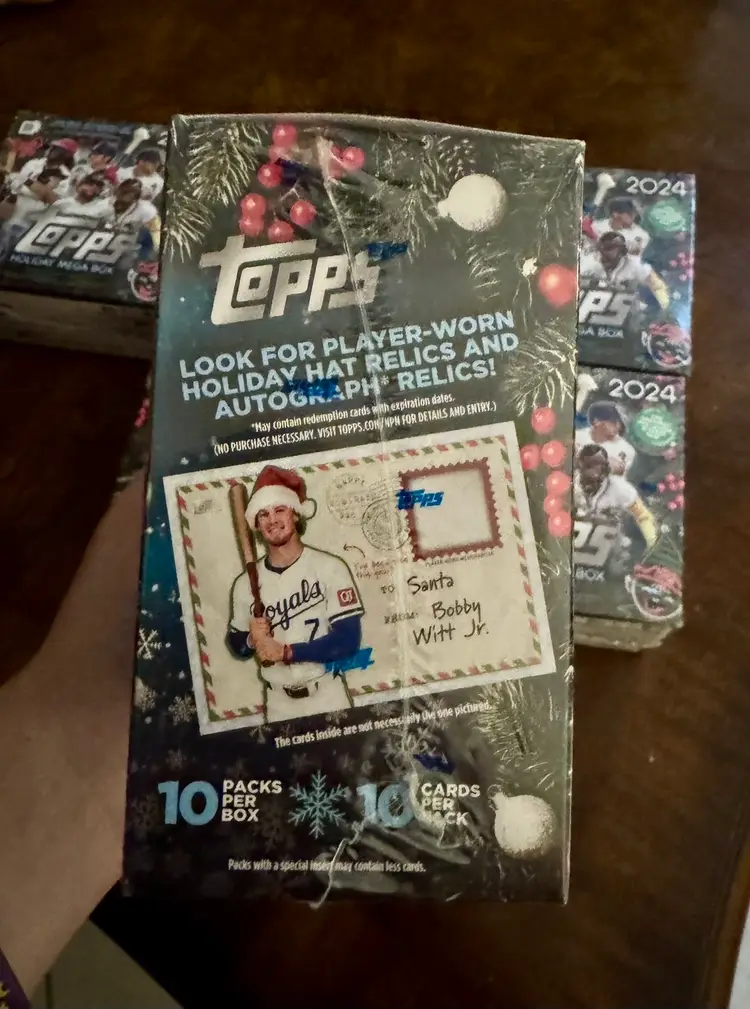 X 3 MLB TOPPS HOLIDAY MEGAS #FORSALE ⚾️🎅🏼