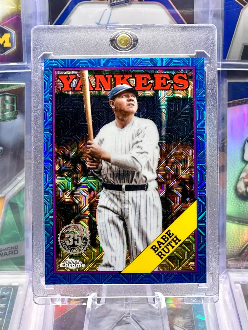 Babe Ruth 2023 Topps Chrome /150 Blue Mojo Refractor #T88CU-44 New York Yankees