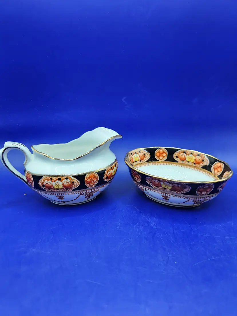 Royal Albert Open Sugar and Creamer Set - England