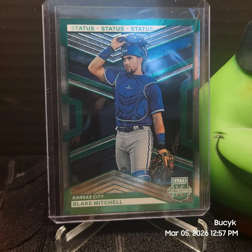 2023 Panini EEE Status Green - Clake Mitchell Kansas City Royals 275/499