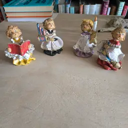 Vintage 1987 Fontanini Roman Simonetti Italy Choir Altar Boys Christmas Set of 4