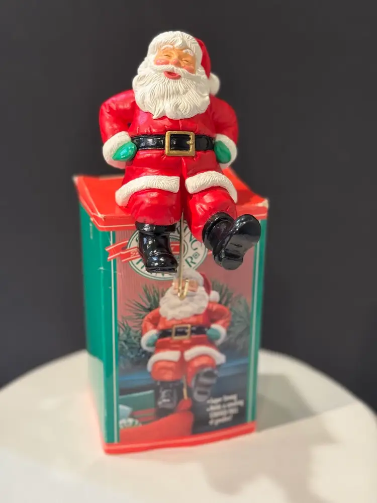 Vintage Hallmark Santa Stocking Holder