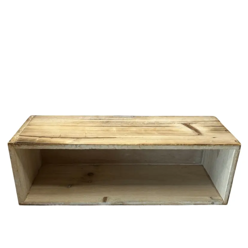 White Washed Box/Shelf @ 12x4x4
