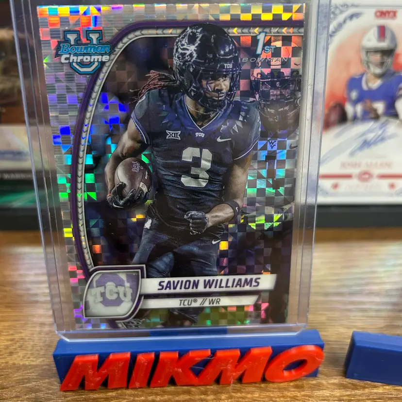 Savion Williams Xfractor Green Bay Packers TCU