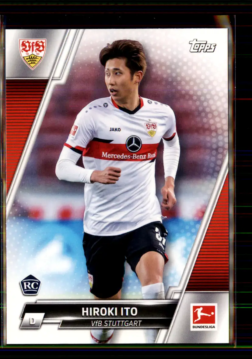 Hiroki Ito 2021-22 Topps Bundesliga Japan Edition #93 - VfB Stuttgart - (146-334)