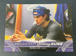 Devon Levi 2023 Upper Deck #C228 Canvas Young Guns Buffalo Sabres